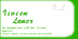 vivien lamer business card